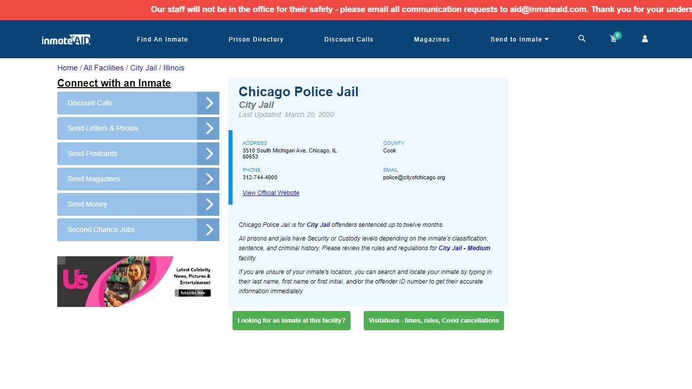 Chicago Police Jail | Inmate Locator